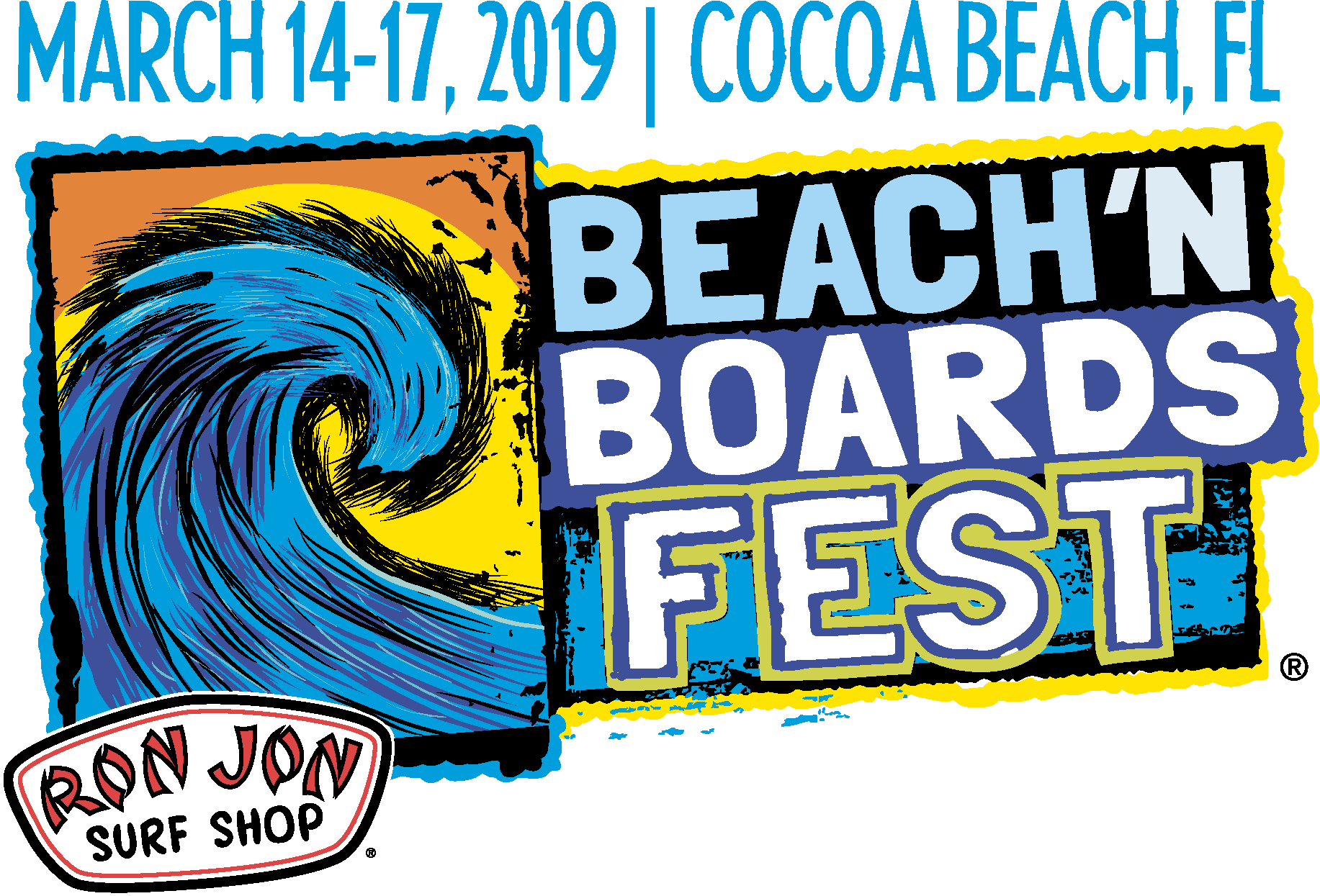 Beach'n Boards Fest Logo Vector Logo